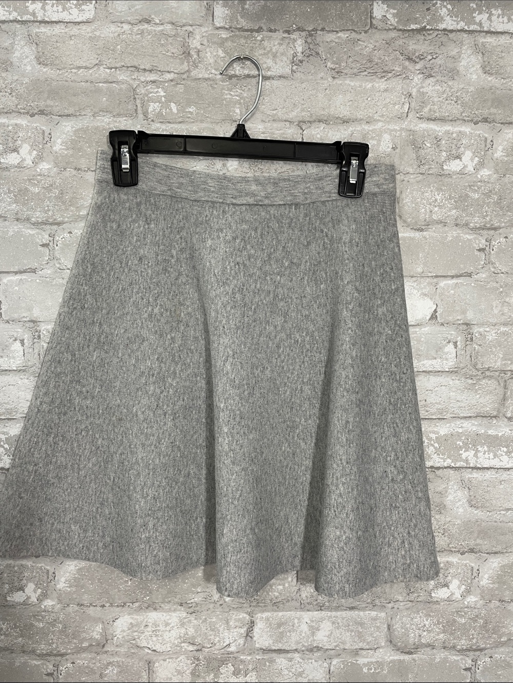 Purnell Classic Gray Knit Circle Skirt